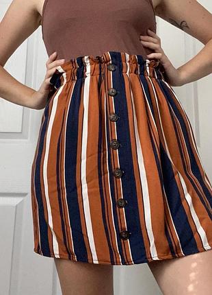 Юбка pull&bear в полоску