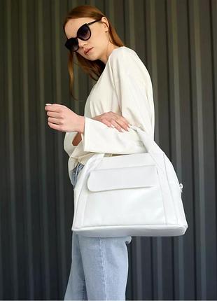 Женская спортивная сумка sambag vogue bks белая