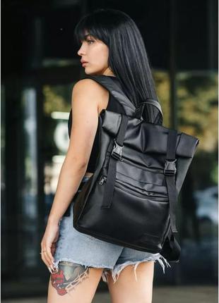 Жіночий рюкзак ролл sambag rolltop zard чорний