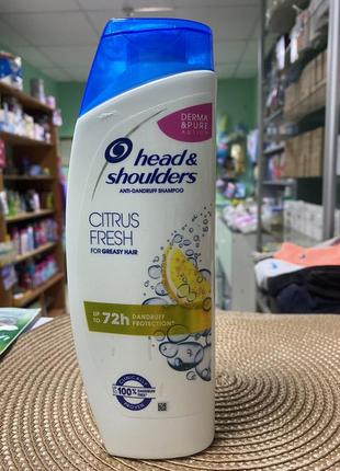 Шампунь проти лупи head & shoulders цитрусова свіжість 400 мл