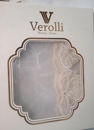Скатерть прямоугольная силиконовая кружевная на стол 160х220см  мягкое стекло турция verolli в расцветках6 фото