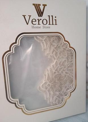 Скатерть прямоугольная силиконовая кружевная на стол 160х220см  мягкое стекло турция verolli в расцветках3 фото