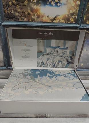 Постільна білизна сатин digital 3d сімейний розмір vanessa  marie claire туреччина1 фото