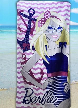 Пляжное махровое  полотенце 75 на 150 см турция 3d принт1 фото