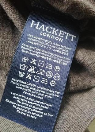 Hackett мужской джемпер, кофта. мериносовая шерсть3 фото