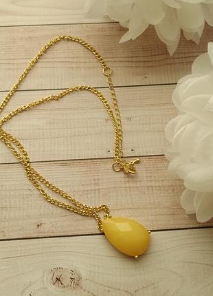 Біжутерія, ланцюжок з кулончиком, бижутерия под золото, подвеска, цепочка с кулончиком