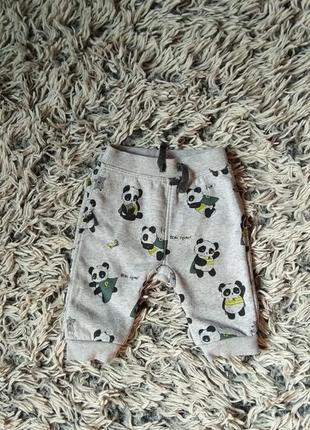 Утеплённые штаны для новорожденного 0-3 месяца