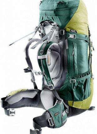 Туристический рюкзак deuter aircontact 50 + 10 sl 3320219 5326, 60л, бордовый3 фото