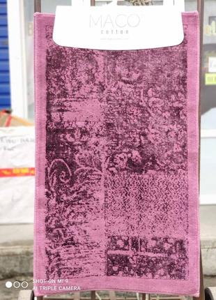 Набір килимків люкс для ванної кімнати масо 2 предмета туреччина фіолетові