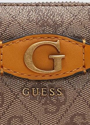 Жіноча сумочка з органайзером на плече guess (865470) светло коричневая6 фото