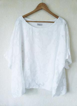 Новая блуза оверсайз с внутренней вискозной маечкой bellambra италия1 фото