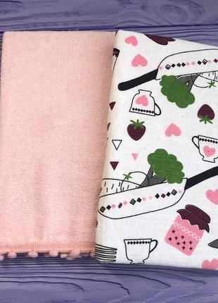 Набор кухонных полотенец велюр махра 40 на 60 см freecoton 2 шт 2