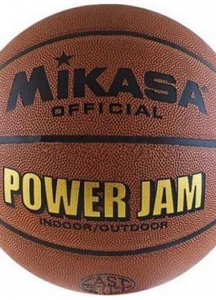 Мяч баскетбольный mikasa power jam №7 amber (bsl20g)