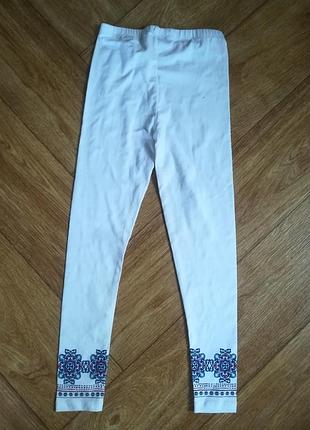 Белые лосины с орнаментом 2