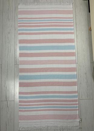 Пляжное хлопковое полотенце подстилка  150 на 75 см турция