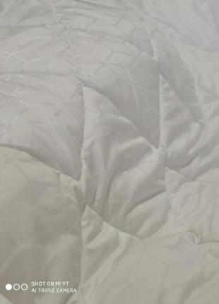 Одеяло антиаллергенное синтепоновое евро 195 на 215 см pamukoren турция белое6 фото