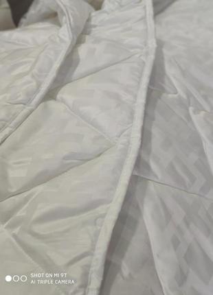 Одеяло антиаллергенное синтепоновое евро 195 на 215 см pamukoren турция белое9 фото