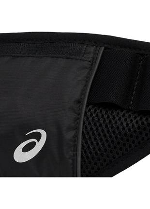 Сумка на пояс asics waist pouch черный one size (3013a421-002)2 фото