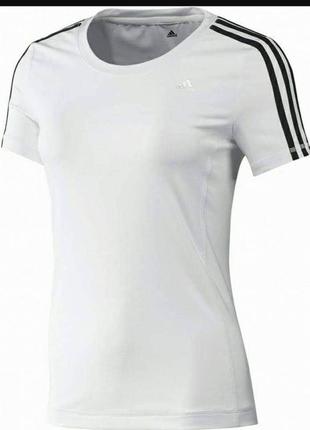 Футболка спортивна жіноча біла adidas