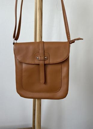 Коричневая сумочка через плечо сумка на лето маленькая сумка женская сумочка