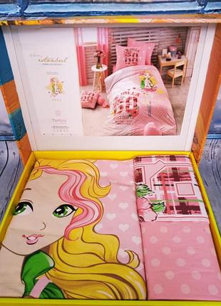 Постельное белье полуторное детское ранфорс istanbul  01