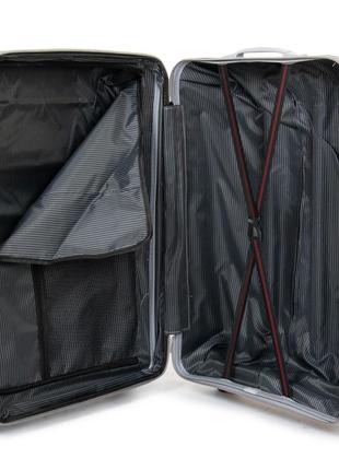 Комплект 3х чемоданов 31 abs-пластик fashion 810 dark-grey4 фото