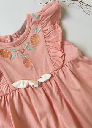 Сукня повсякденна для дівчат, платье с лимонами2 фото