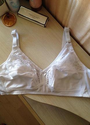 Снижка! белый бюстгальтер чашка мягкая без косточек лиф лифчик бюст с кружевом