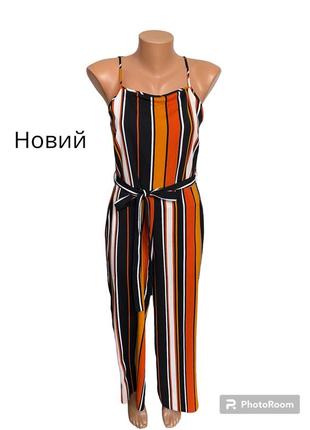 Полосатый брючный ромпер