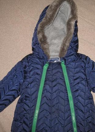 Легкий стеганный комбинезон tu 6-9мес