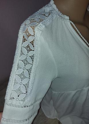 Очень красивая блузка, вышитая блузка, свободного кроя2 фото