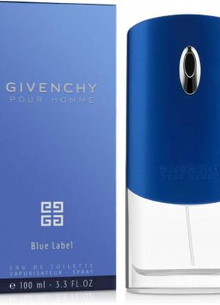 Туалетна вода givenchy pour homme blue label 100 мл (3274870303364/3274872399167)2 фото