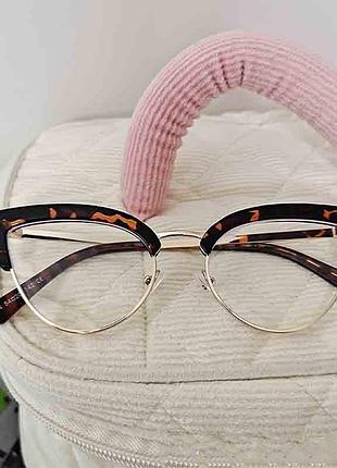 Очки прозрачные имиджев