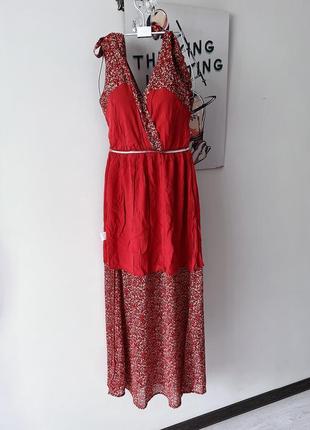 Роскошное платье сарафан в стиле моники бежевый, ретро стили размер l8 фото