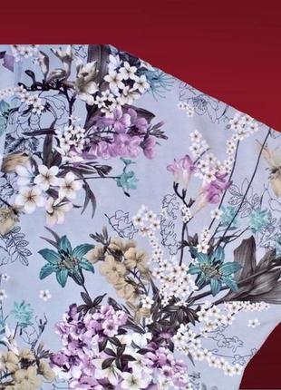 Большой выбор! красивая накидка, кимоно new look с цветочным принтом. размер uk10.5 фото