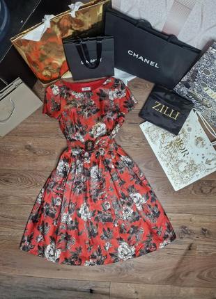 Платье миди с поясом moschino оригинал