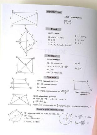 Предметний зошит для геометрії kite 48 аркушів у клітинку на скобі | зошити в клітинку | зошит геометрія4 фото