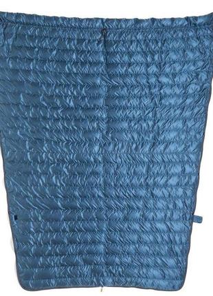 Спальник-одеяло turbat polonyna, синий желтый2 фото