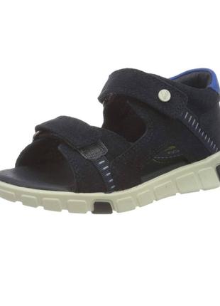 Полностью кожаные босоножки  ecco mini stride sandal 23-26, сандалии экко мальчику1 фото