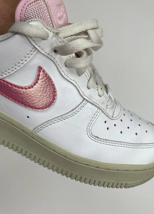 Nike air force женские кожаные кроссовки2 фото