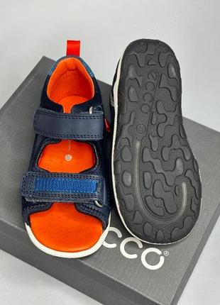 Кожаные босоножки ecco biom mini sandal 23-25, сандалии эко мальчику5 фото