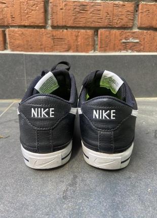 Кроссовки кеды nike court legacy black еко кожа2 фото