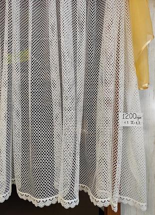 Тюль сетка туречковая, на кухню.