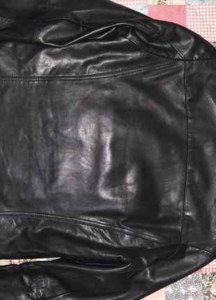 Куртка кожаная nafnaf, размер 382 фото