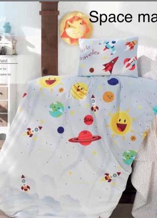 Постельное белье для новорожденных в кроватку хлопок altinbasak турция1 фото