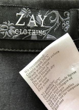Чёрная атласная юбка бренд zay clothing9 фото
