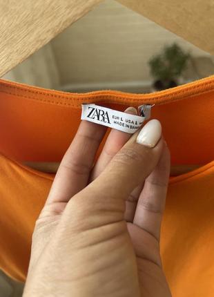 Коттоновое платье zara, l3 фото