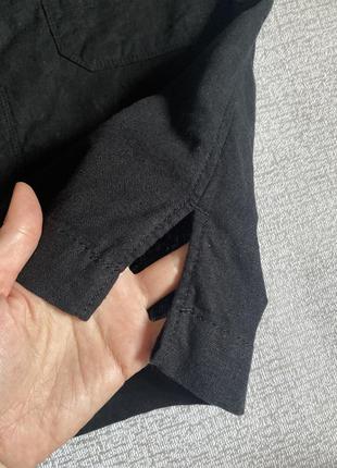Юбка льняная черная прямая юбка лен черная мини лен m&s- m6 фото
