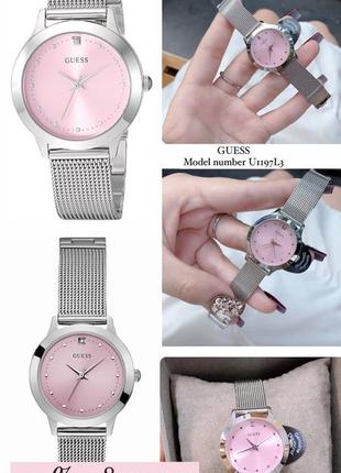 Guess women's quartz с бриллиантом женские часы