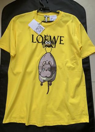 Женская футболка loewe из коллаборации spirited away yu-bird